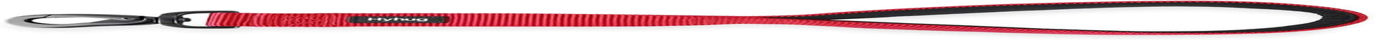 Traffic Nylon 18 Inches Short Leash with Soft Neoprene Padded Handle for Giant Large Medium Boy and Girl Dogs - Professional Training, Daily Use Walking. (18 Inches, Red)