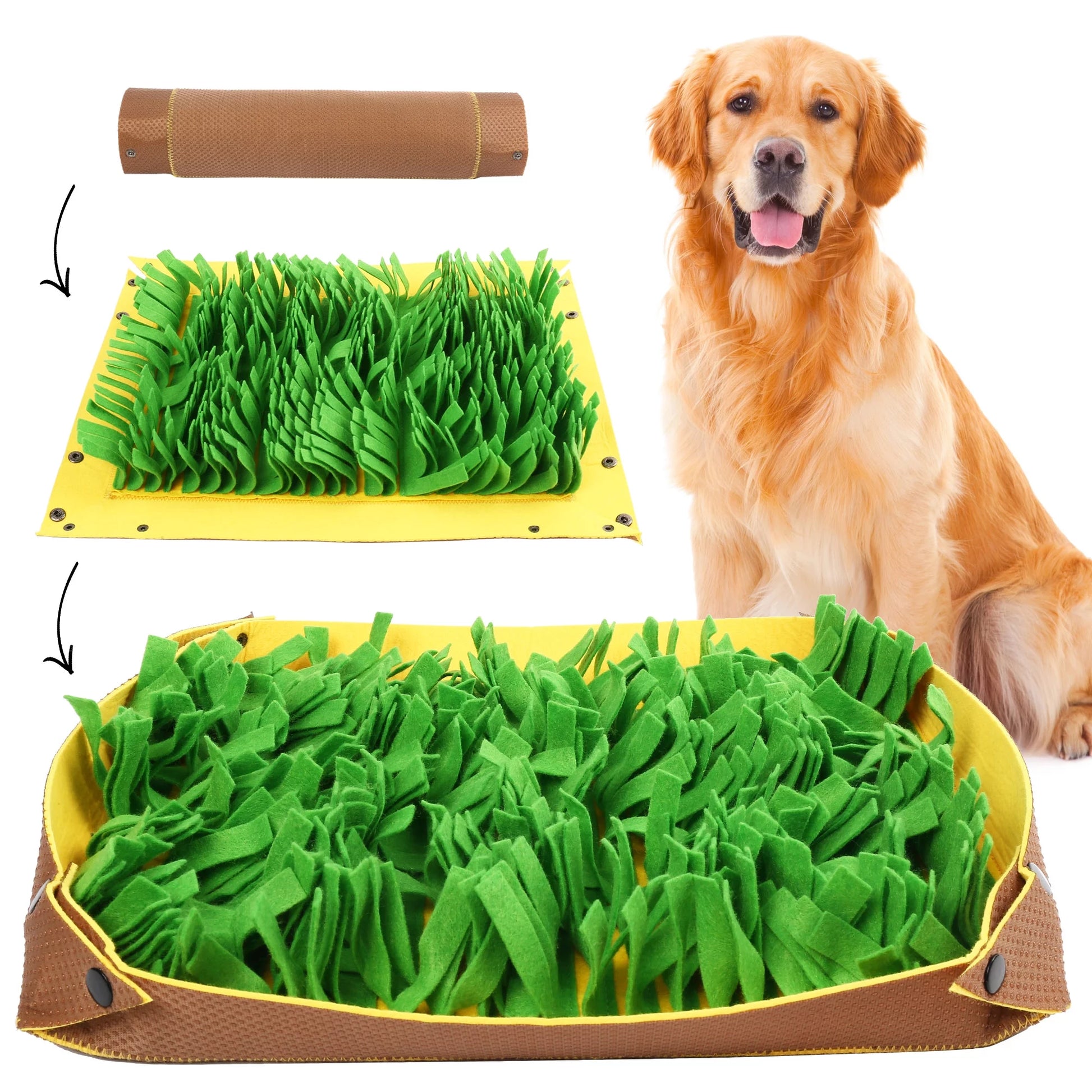 Snuffle Mat for Dogs, Dog Nosework Feeding Mat, Washable