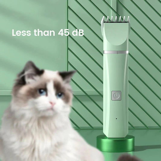 Ultimate 4-in-1 Electric Pet Grooming Kit: Trimmer, Clippers & Nail Grinder for Dogs & Cats